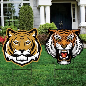 Custom Mascot Yard Sign Cutouts, Custom Character, Logo Cutout, Halloween, Christmas Theme Party Props, Custom Yard Decor With Metal Stakes