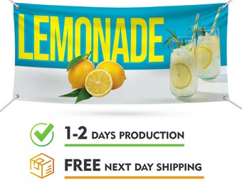 6 Grommets Multiple Sizes Available 32inx80in Set of 2 Vinyl Banner Sign Fresh Squeezed Lemonade #1 Style A Lemon Marketing Advertising Orange 6 Grommets Multiple Sizes Available 32inx80in Set of 2 Vinyl Banner Sign Fresh Squeezed Lemonade #1 Style A Lemon Marketing Advertising Orange