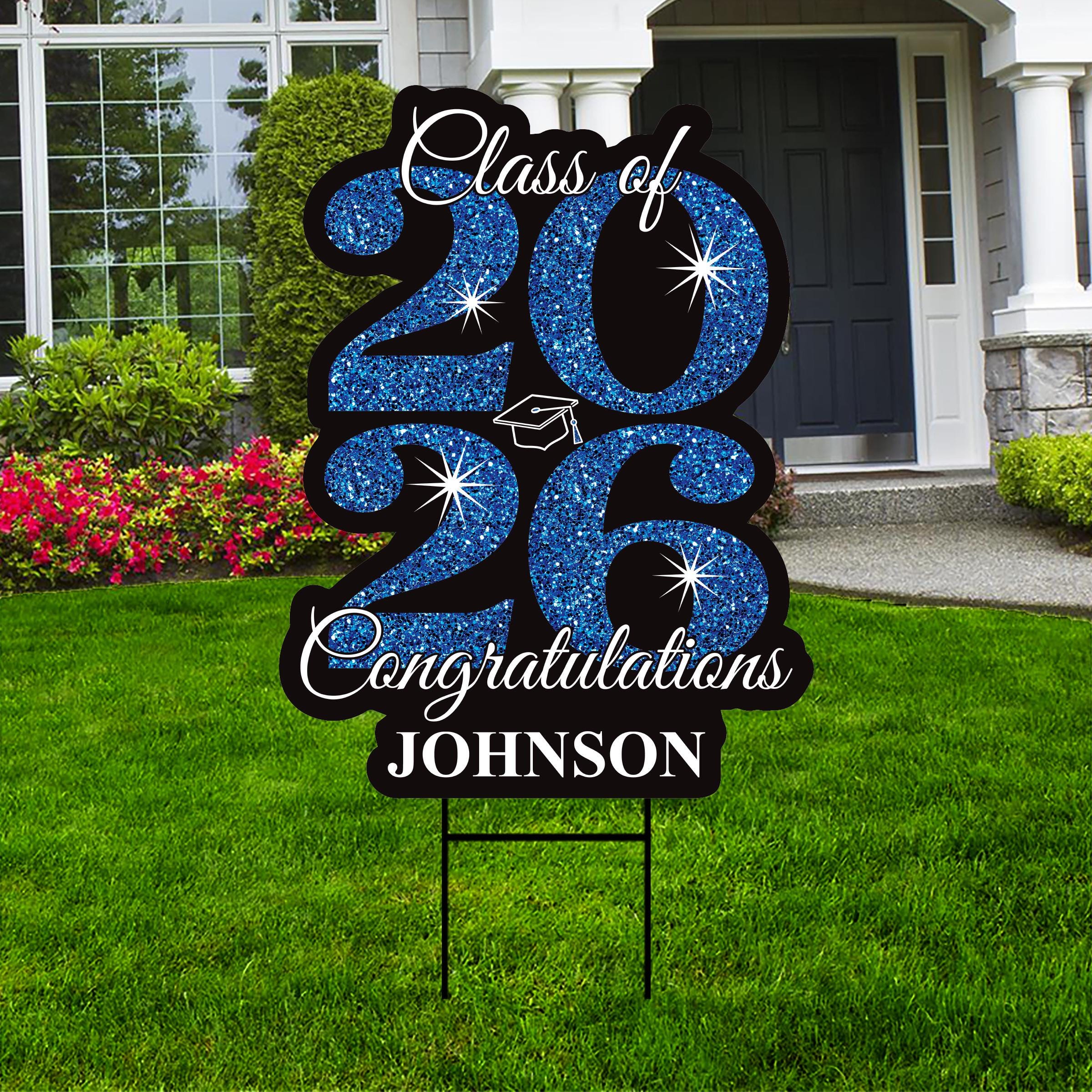 Personalized Graduation Yard Sign 2026 - Grad Sign, Class of 2026 Lawn ...
