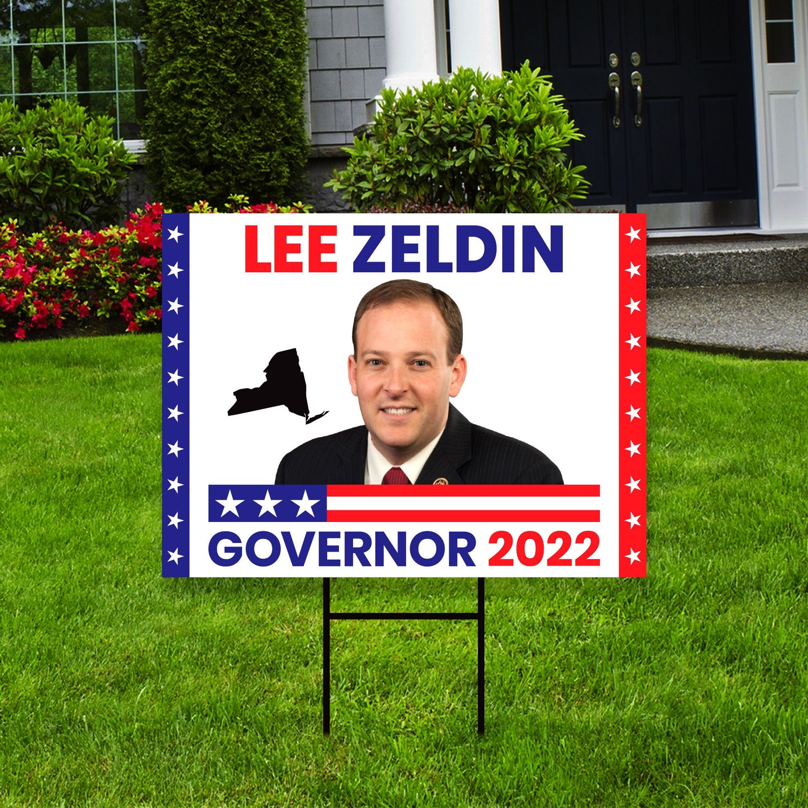 Lee Zeldin for New York Governor Yard Sign Coroplast 2022 Etsy
