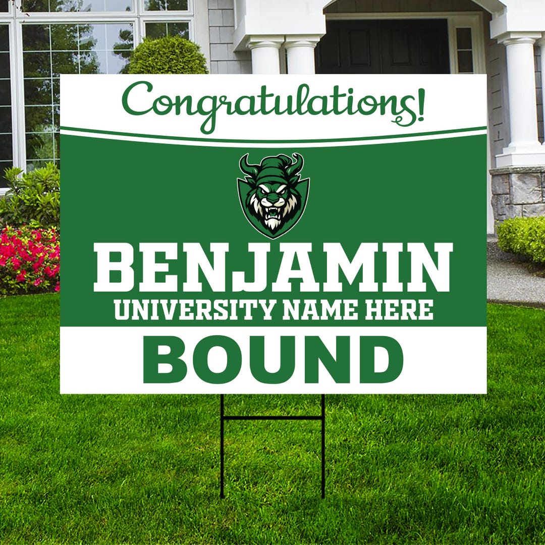 Personalized College Bound Yard Sign Class of 2026, Graduation Yard ...