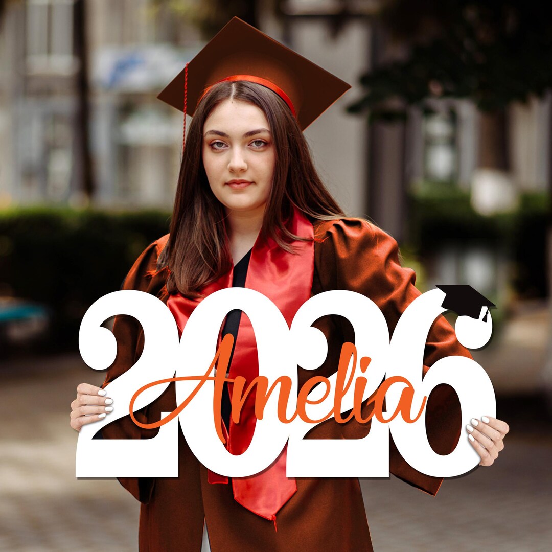 Personalized 2026 Graduation Sign, PVC Custom Name Senior Graduation ...