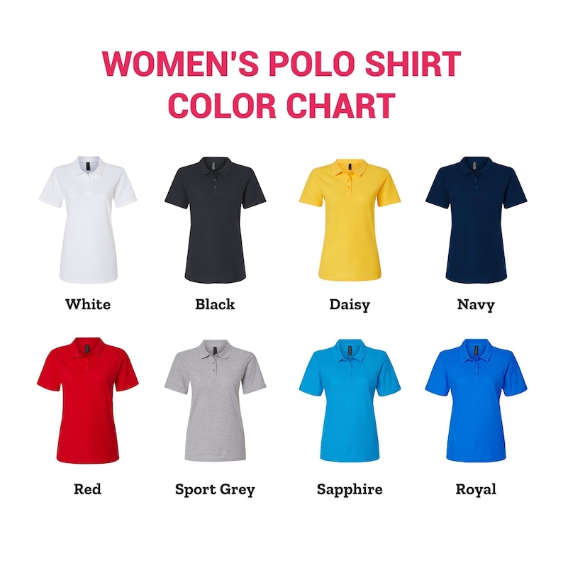 Custom Embroidered Polo Shirt for Men and Women, Personalized & Printed Polo Shirts for Business, Casual Wear, Sports Teams, Work Uniforms image 8