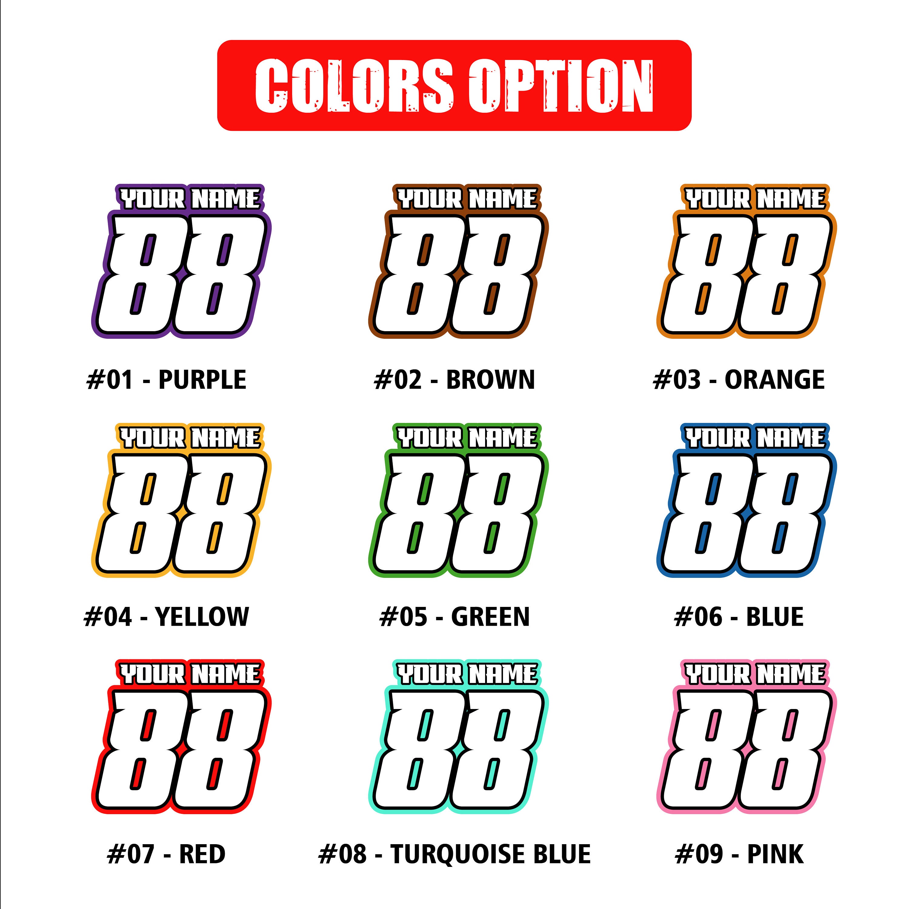 Personalized Racing Numbers Magnets Retro Racing Number Magnet - Classic Sports Car Track Day Magnet ...