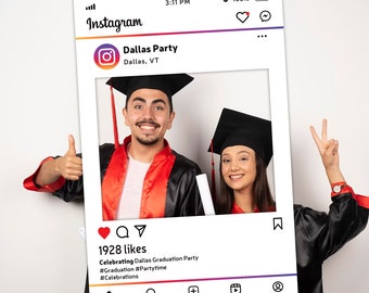 Personalized Selfie Frame, Instagram Selfie Frame, Graduations Parties, Wedding Selfie Frame, Custom Selfie Frame, Photo Booth Prop Weddings