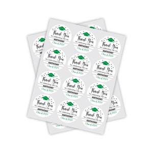 Personalized Graduation 2024 Stickers, Custom Class of 2024 Stickers ...