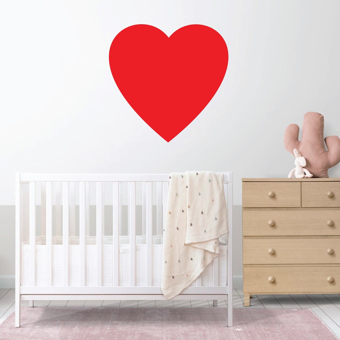 Heart Valentine Wall Decal Valentine's Day Heart Wall Sticker Valentine