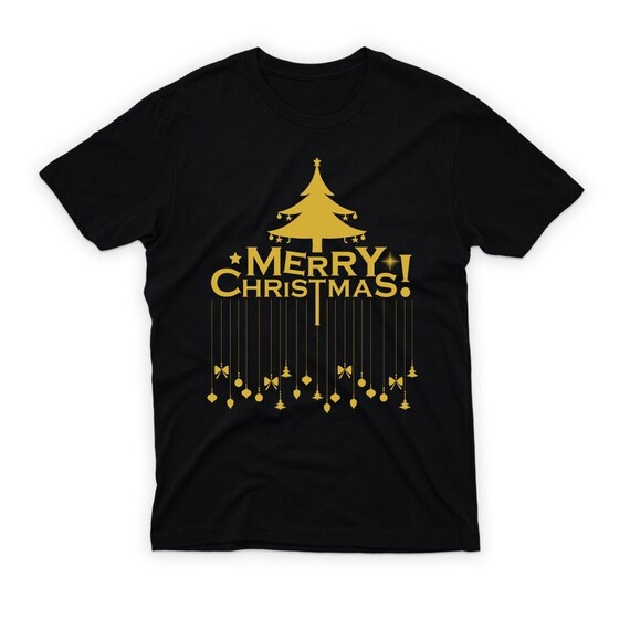 T-shirt femme col V Joyeux Noël
