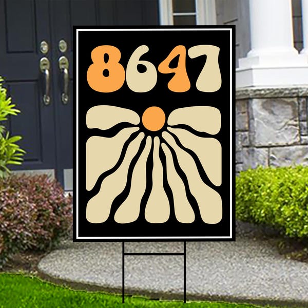 House Sign 86 86 47 Protest Sign - Etsy