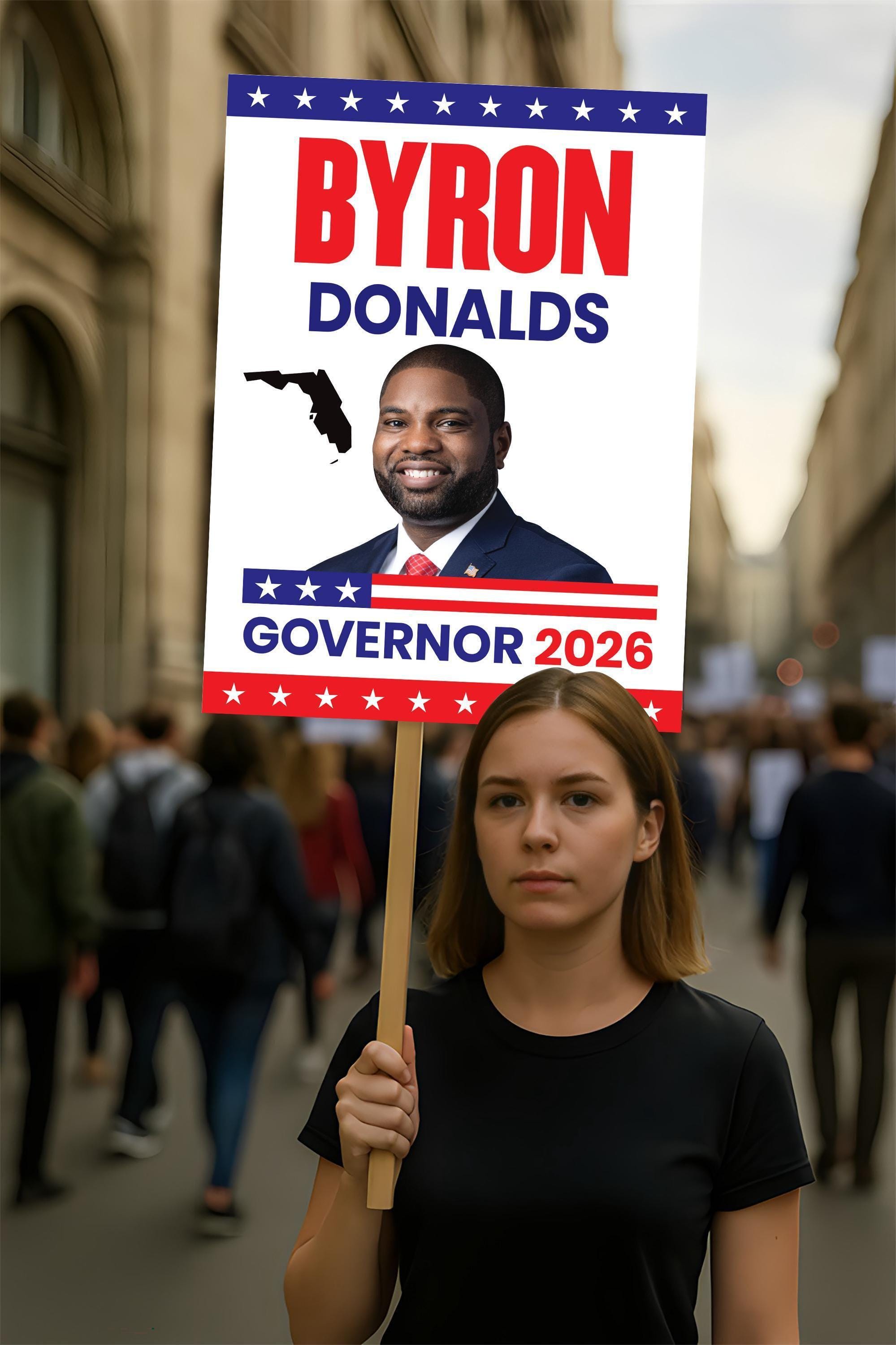 Byron Donalds for Florida Governor 2026 Election Sign, Political ...