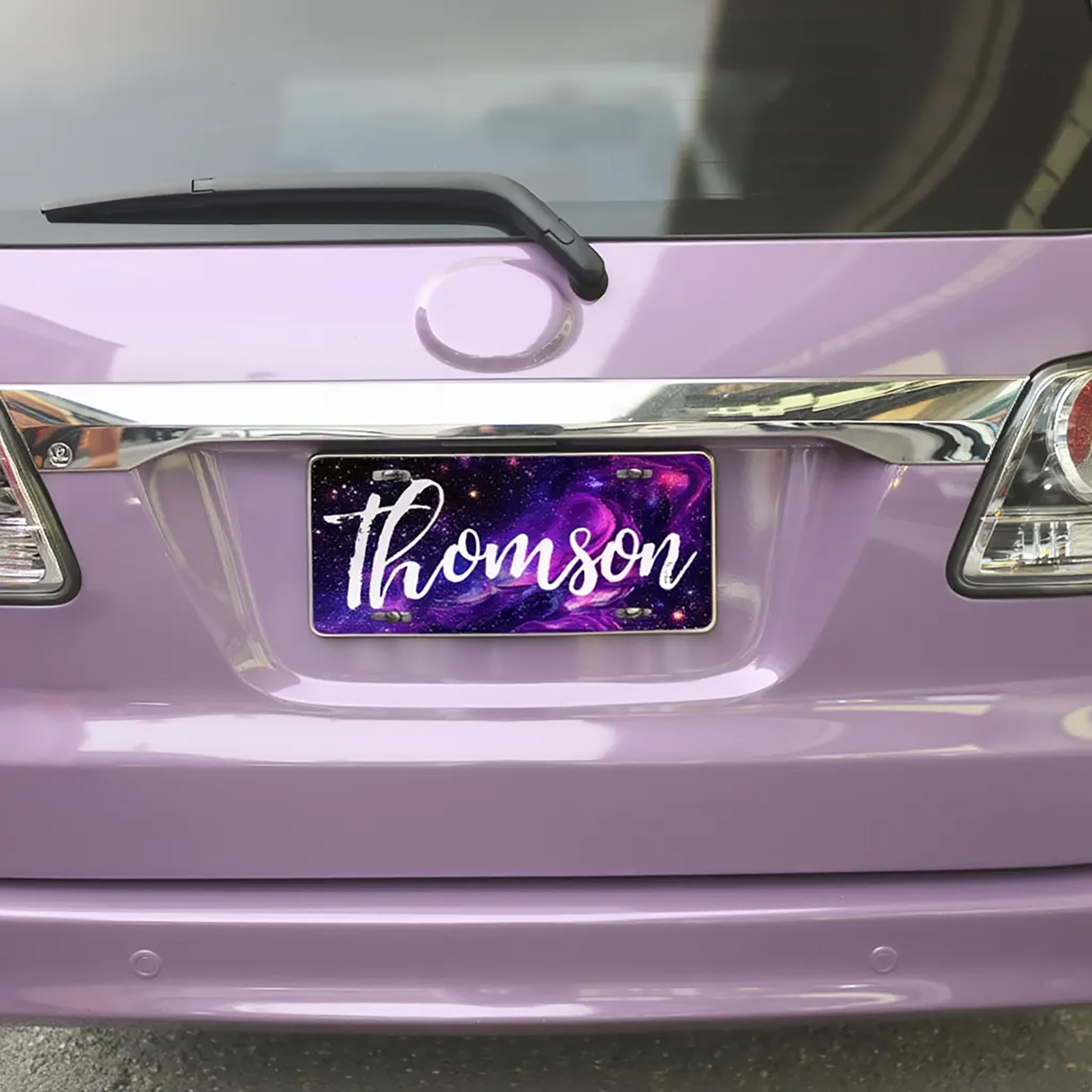 Custom Aluminum License Plate, Personalized Vanity License Plate 6x12 ...