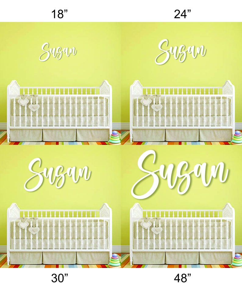 Custom Name Sign 1/4 Thick PVC Name Cutout Etsy