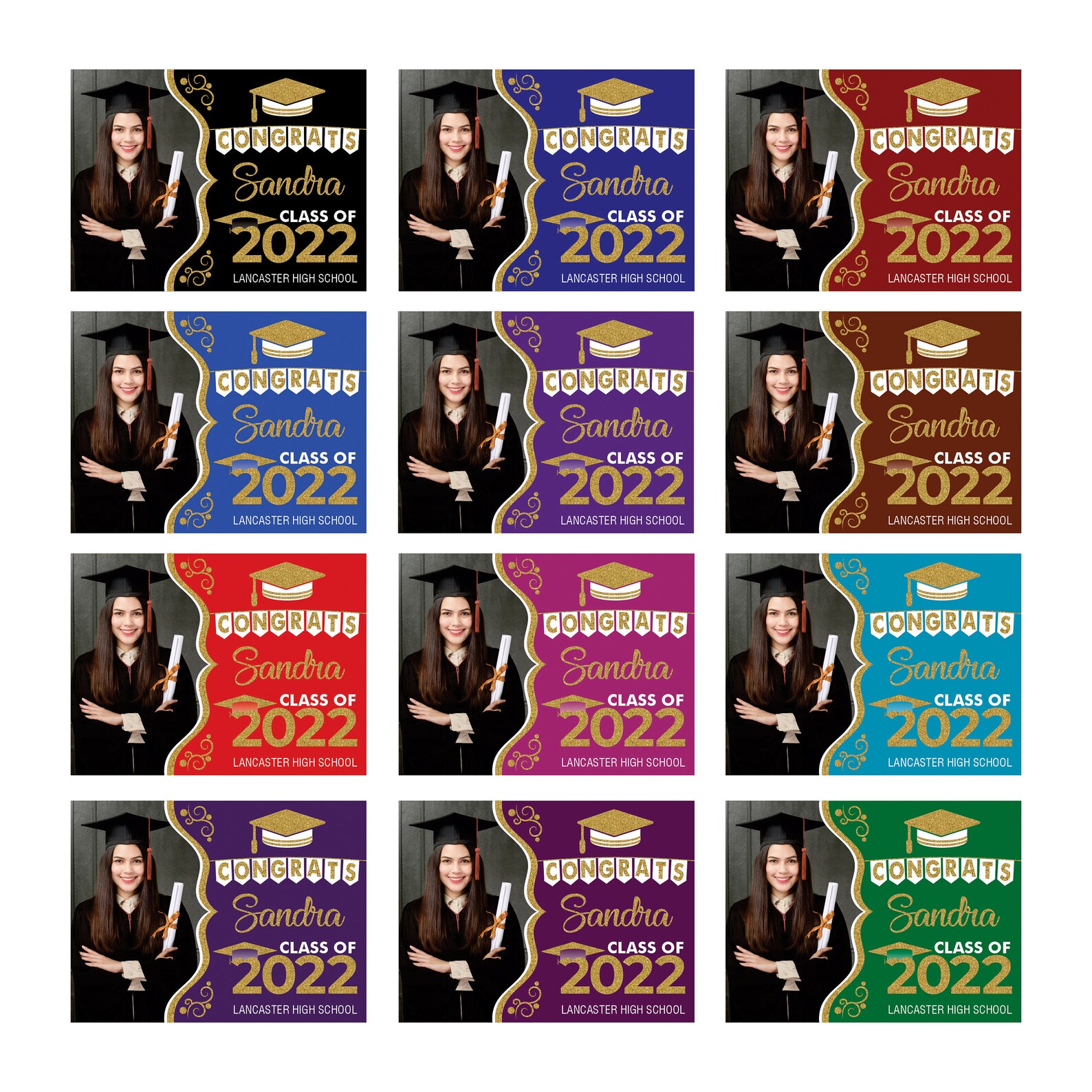 Personalized Graduation Yard Sign 2022 With Photo 2022 Senior Etsy