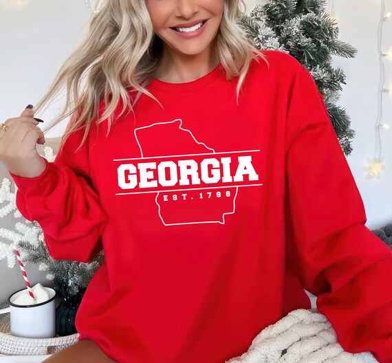 Georgia state sweatshirt hot sale