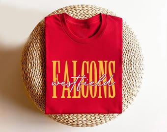Custom Football School Spirit Shirt, Personalized Team Mascot Tee, Varsity Game Day T-Shirt, Back To School Outfit, Coach Gift For Her