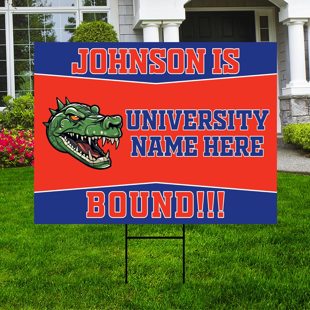 Personalized College Bound Yard Sign Class of 2026, Graduation Yard ...
