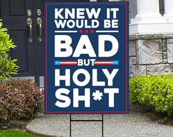 No Kings Protest Yard Sign - Democracy Not Oligarchy, Different Hat, Anti-Trump, Resist Racism, Resist Fascism Yard Sign with Metal H-Stake