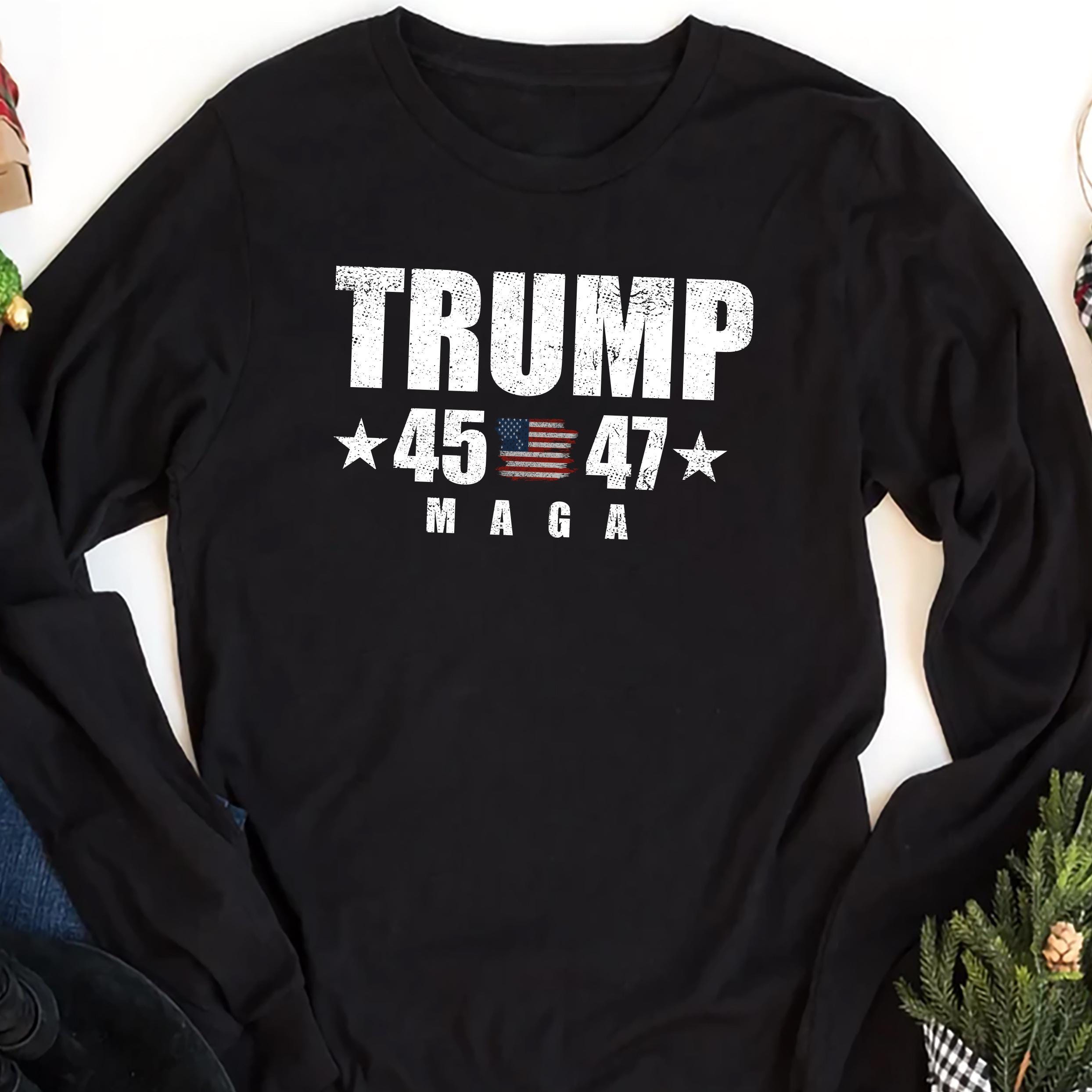 Mount Rushmore Trump Long Sleeve T-Shirt