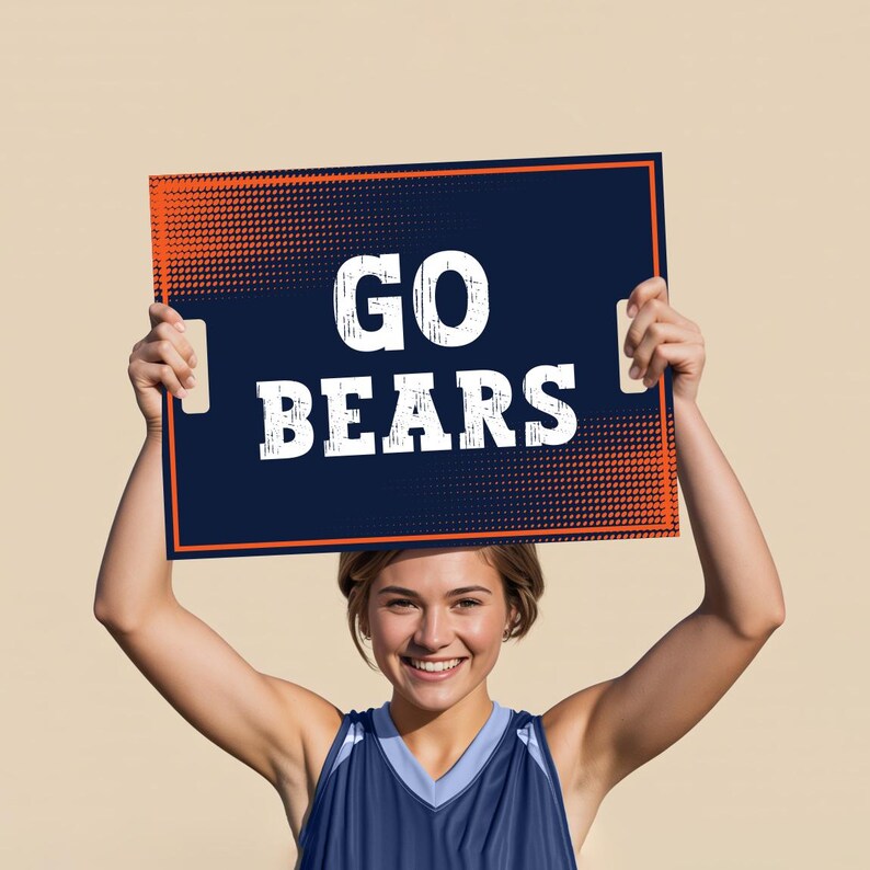 Custom Cheer Signs for School Spirit, Personalized Cheerleading Rally ...