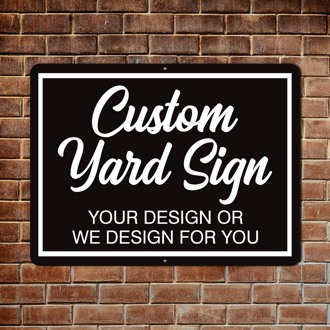 Create Signs Custom PVC Sign - Personalized Plastic Signage, Outdoor Business ...
