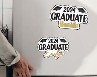 Custom Graduation SENIOR 2024 Family Cruise Door Magnet, Personalized Name Magnetic Cruise Doors, Senior High School College Magnet