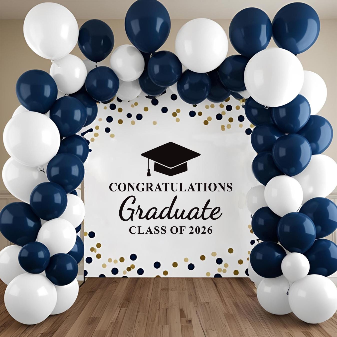 Graduation Class of 2026 Wall Decal, Congratulations Graduate Vinyl ...