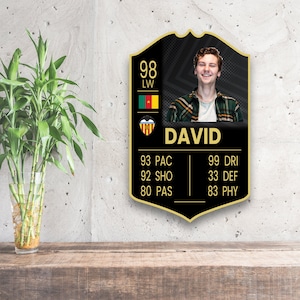 Carte FUT TOTS de football personnalisée, carte de joueur, carte d'équipe ultime de football en plastique, cadeaux personnalisés pour fans de football pour garçons, filles, enfants