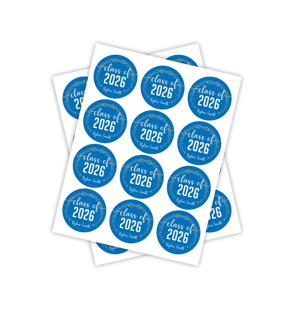 Personalized Graduation 2026 Stickers, Custom Class of 2026 Stickers ...