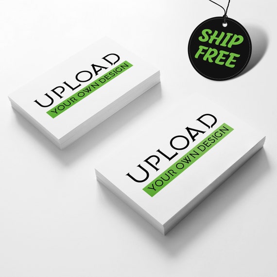 Custom Printed Business Cards Double Sided Customized Business Cards Printing 14pt 16pt Matte & UV Glossy 100 250 500 750 1000 2500 +