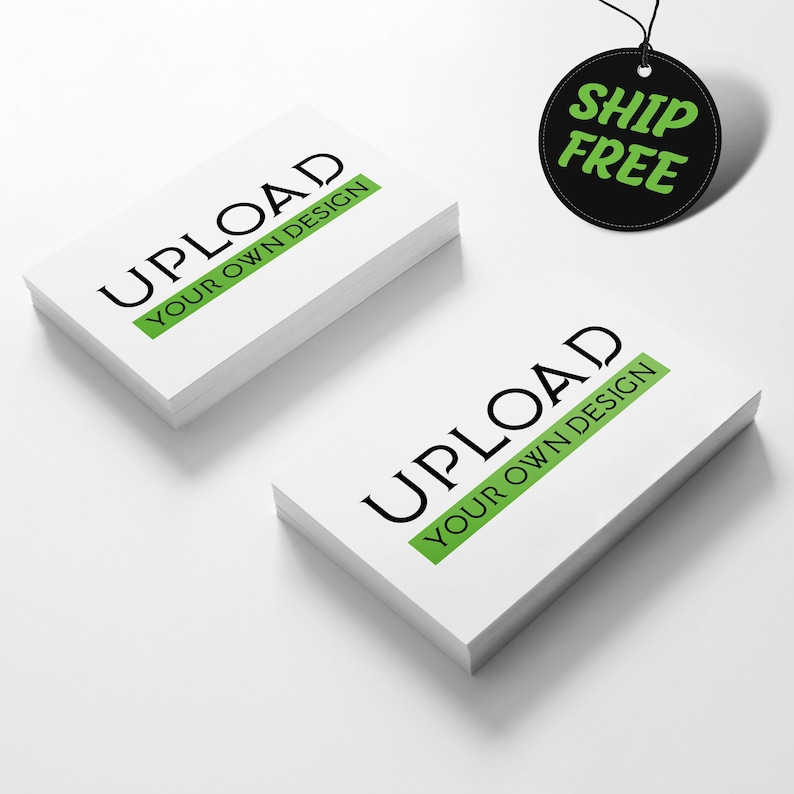 Custom Printed Business Cards Double Sided Customized Business Cards Printing 14pt 16pt Matte & UV Glossy 100 250 500 750 1000 2500 + immagine 1