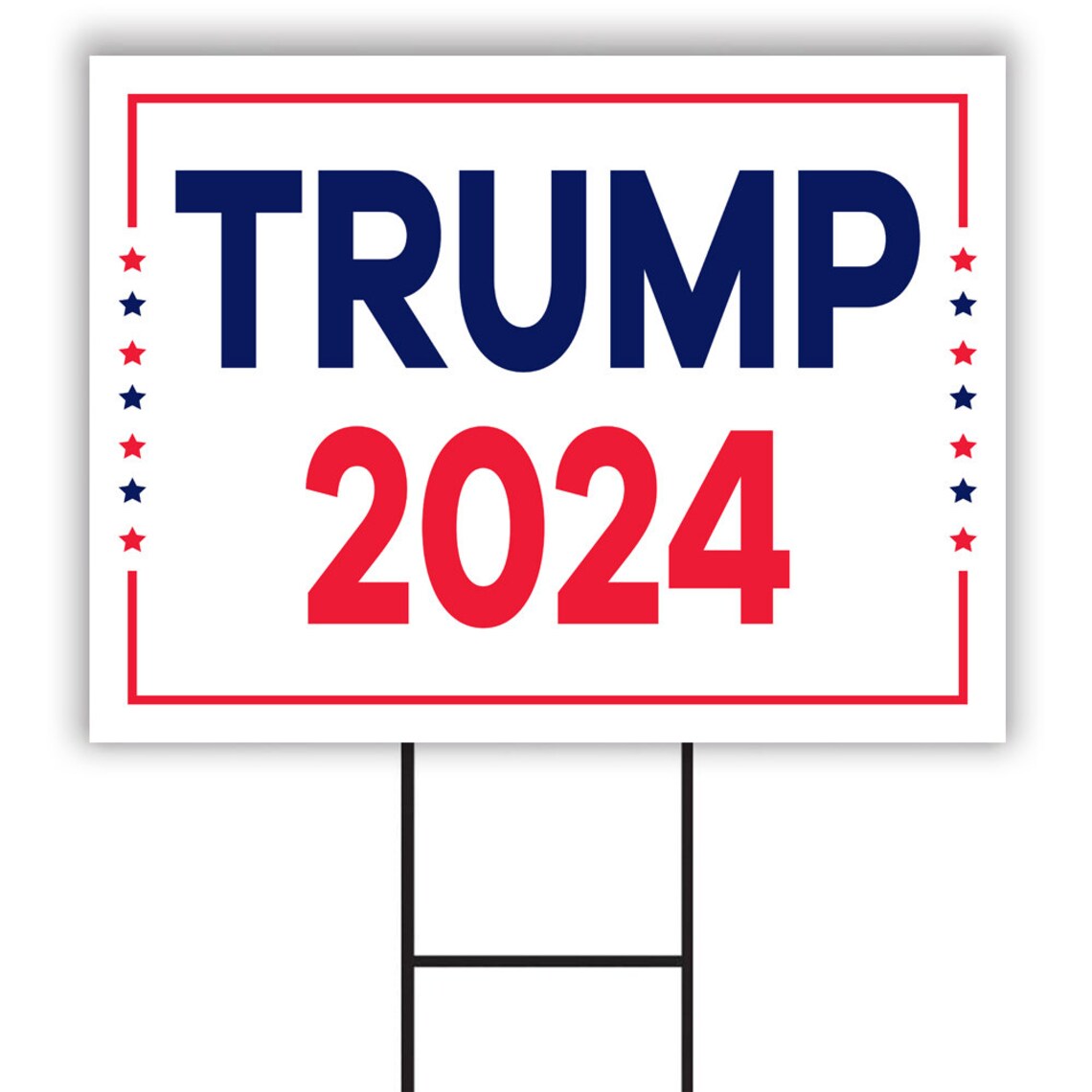 Trump 2024 Yard Sign 24 x 18 Coroplast Visible Etsy