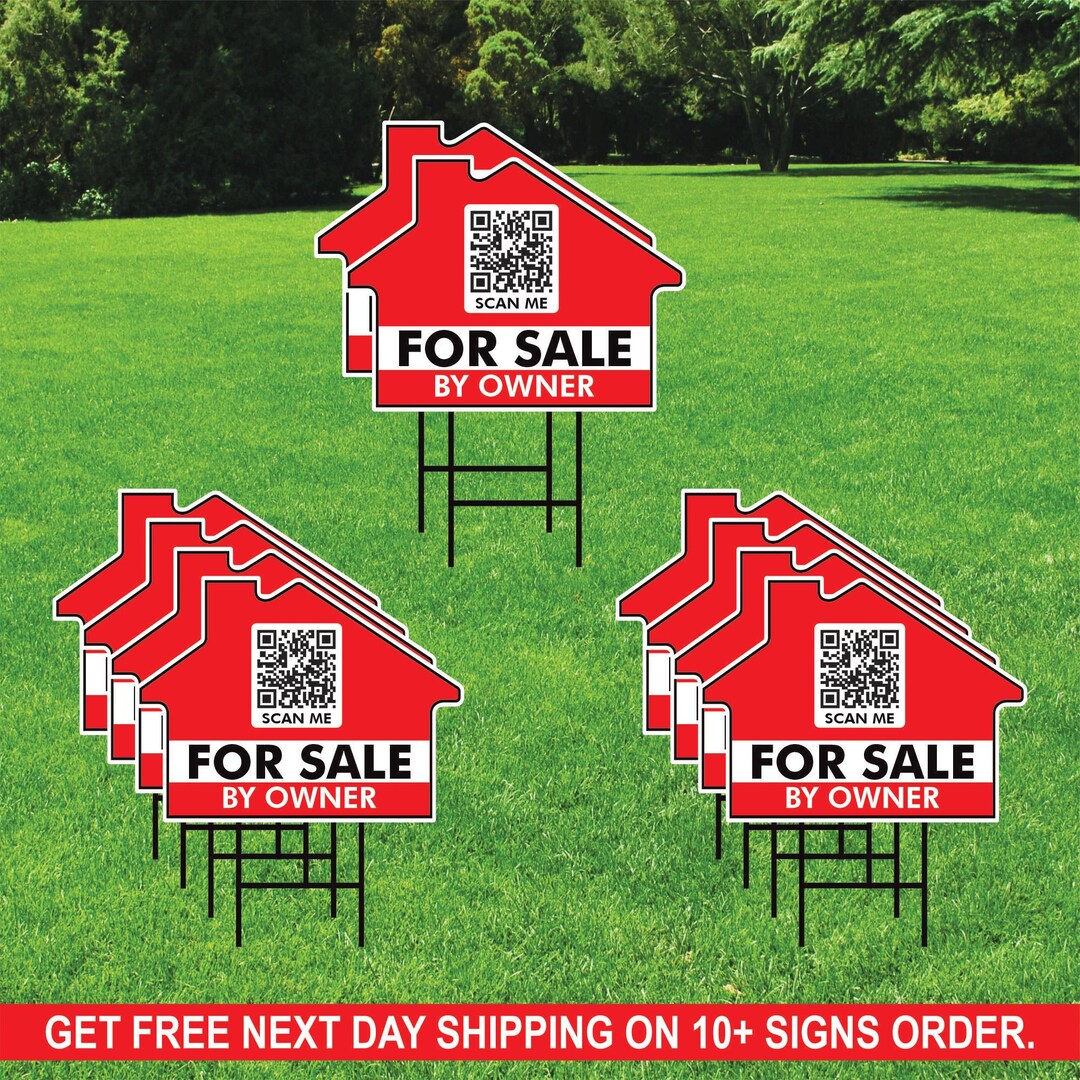 Owner Simple Sign Custom for Sale by Owner Yard Sign 18