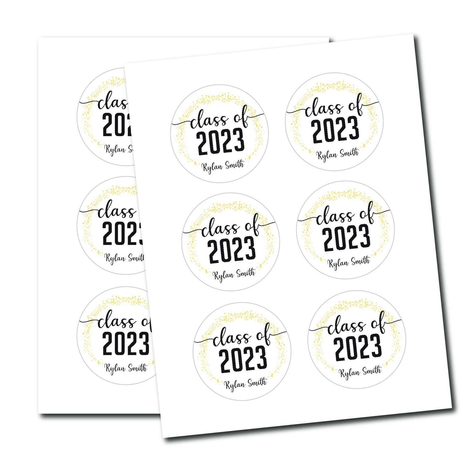 Personalized Graduation 2023 Stickers Custom Class of 2023 Etsy