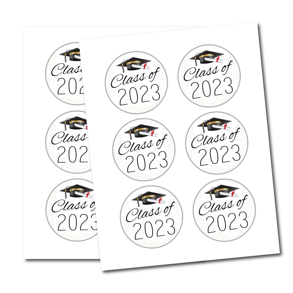 Personalized Graduation 2023 Stickers Custom Class of 2023 Etsy