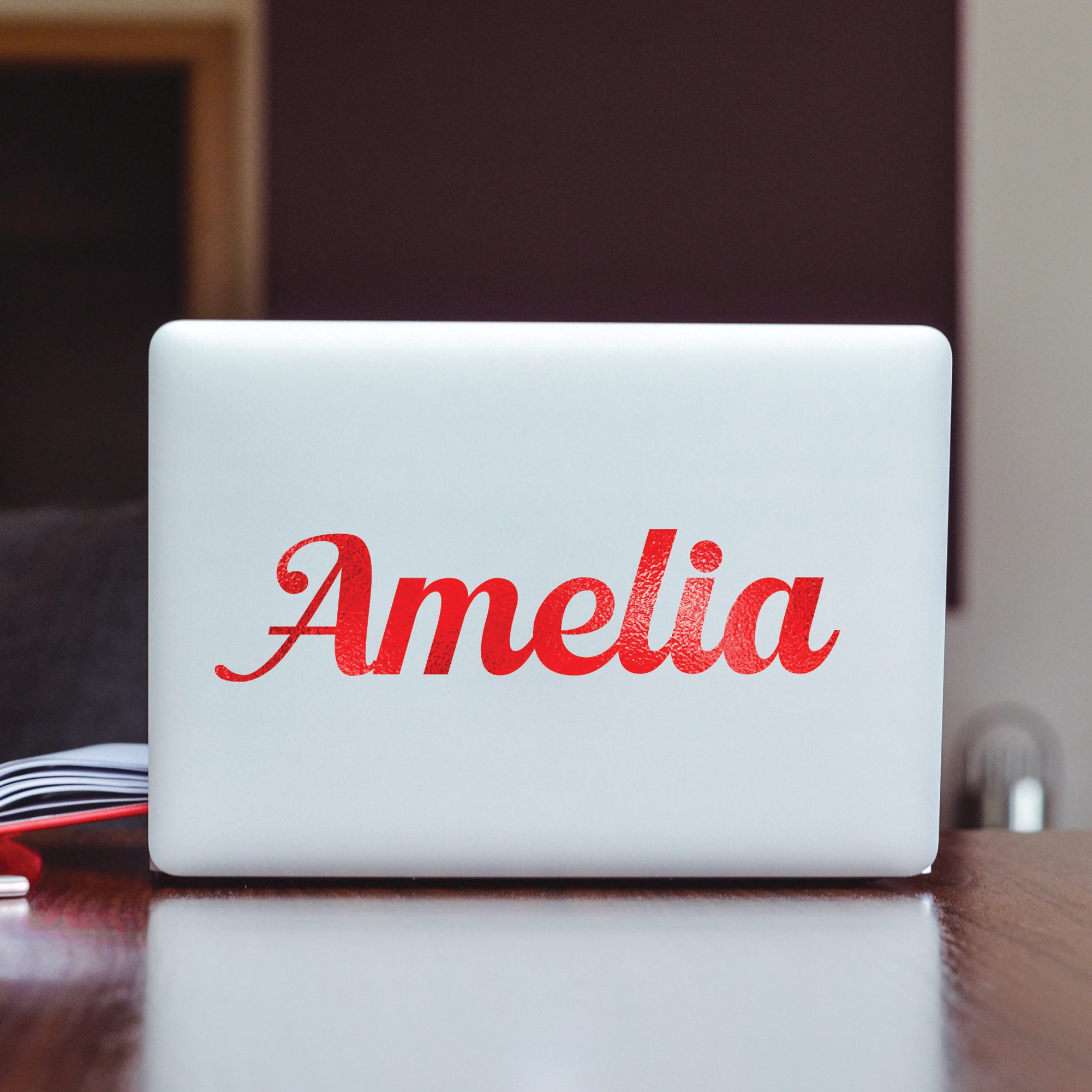 Custom Laptop Name Decal - Personalized Tablet & Computer Stickers for ...