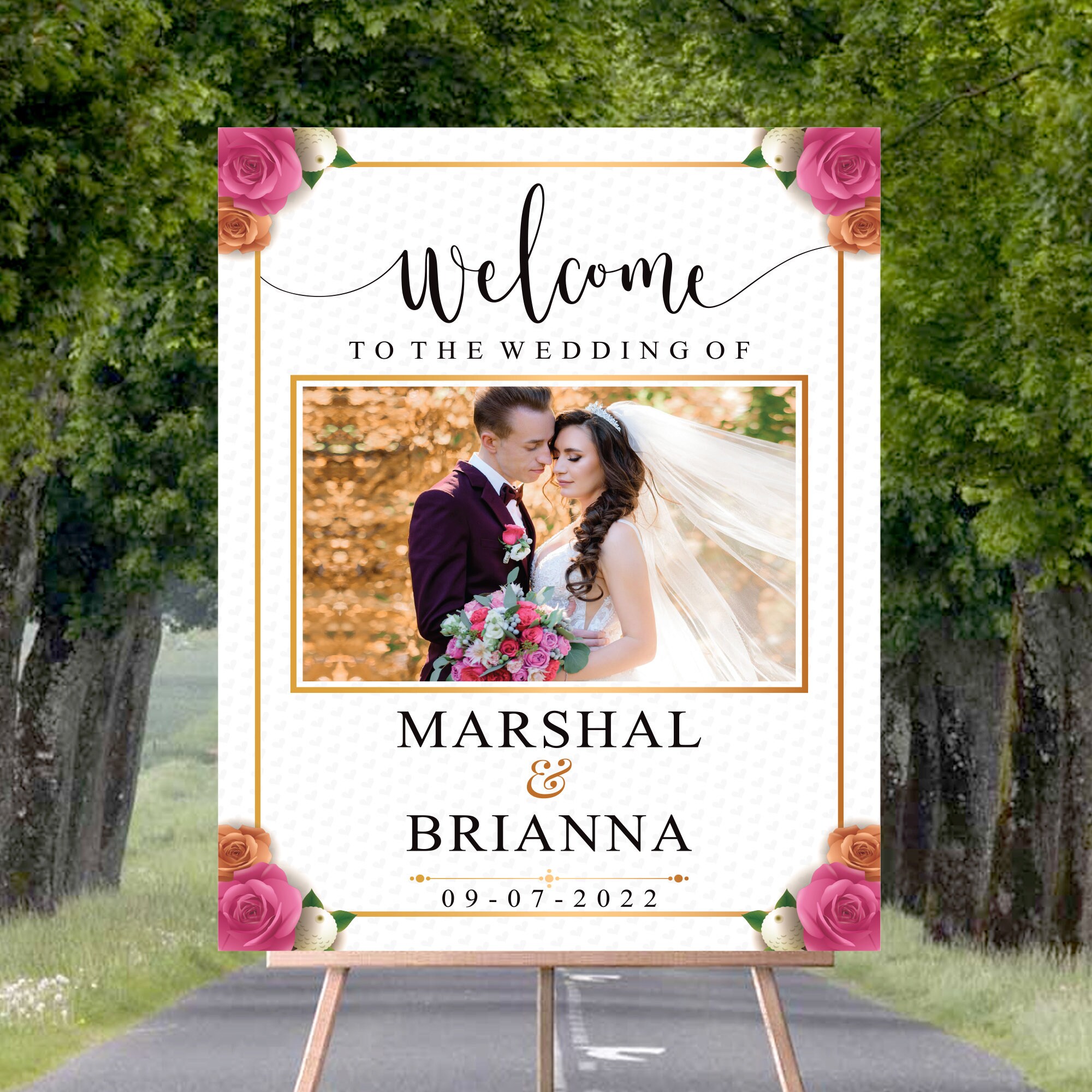 Custom Wedding Foam Board Poster Sign, Wedding & Event Custom