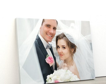 Custom Canvas Print with Your Photos Personalized Wedding Photos, Family Photos, Photo To Canvas, Canvas Wall Art Framed Ready to Hang