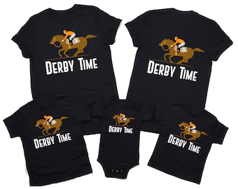 Kentucky Horse Racing T-Shirt For Men, Horse Racing Derby Women V Neck Shirt, Horse Racing Shirt For Kids, Unisex Derby Time T-Shirt