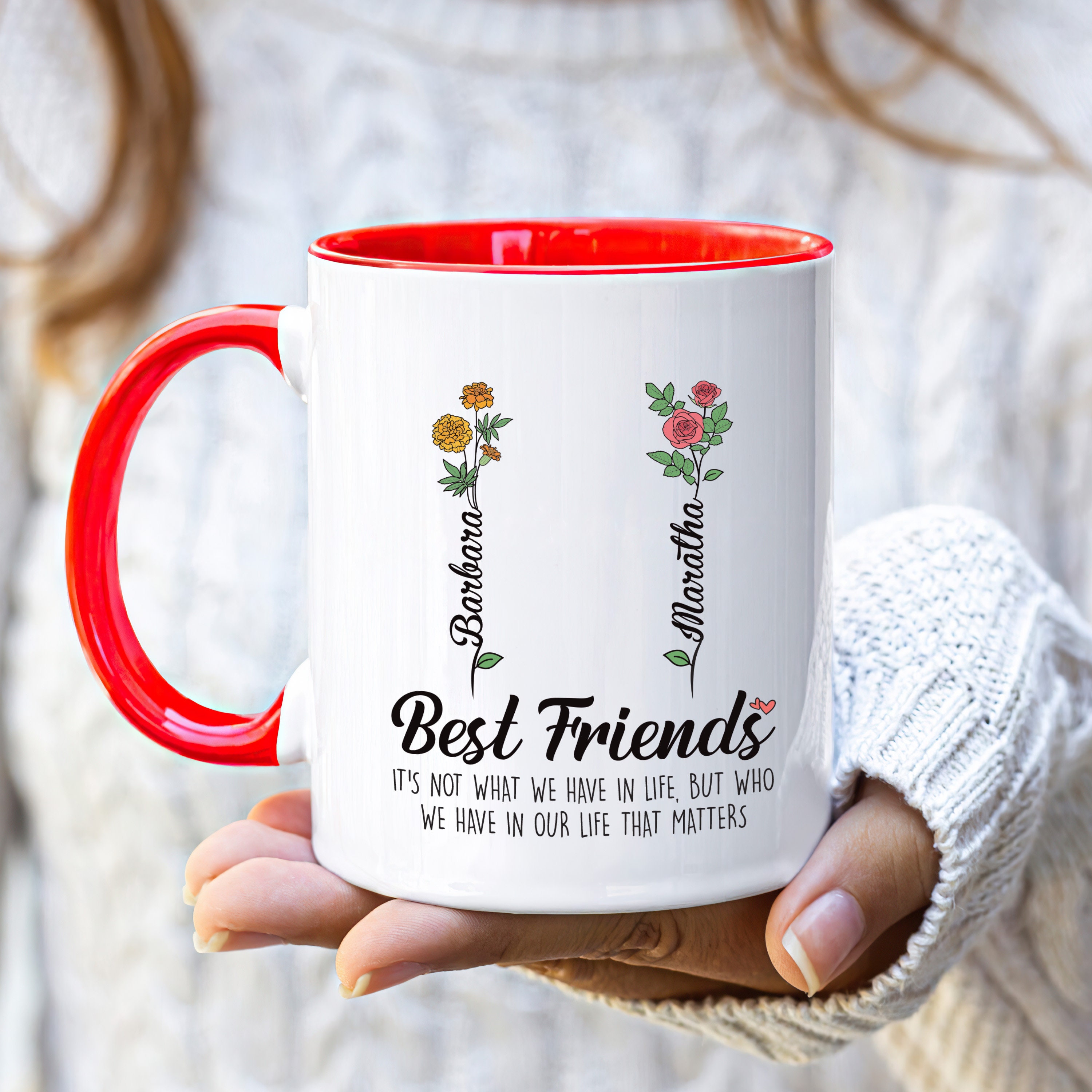 Personalized Best Friend Coffee Mug - Unique Birthday & Sister Gifts ...