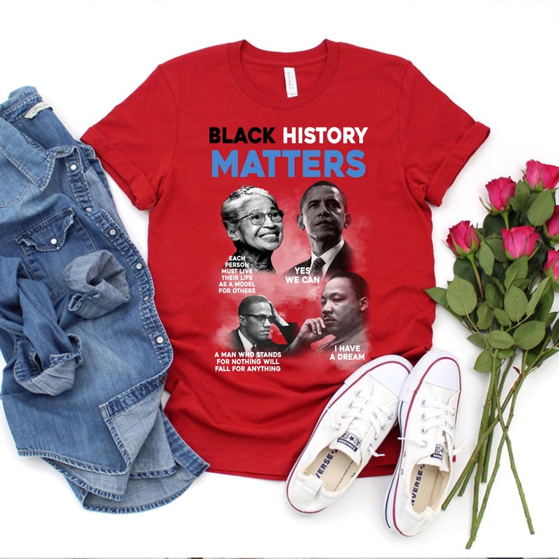 Black History Month Tshirt for Men BLM Women V Neck Shirt I Etsy