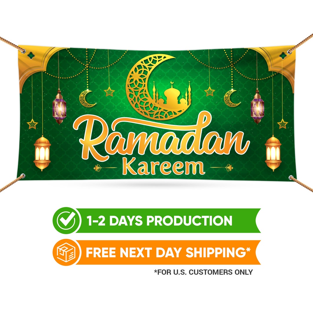 Ramadan Kareem, ghirlanda Eid Mubarak, decorazione