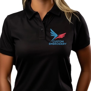 Custom Embroidered Polo Shirt for Men and Women, Personalized & Printed Polo Shirts for Business, Casual Wear, Sports Teams, Work Uniforms