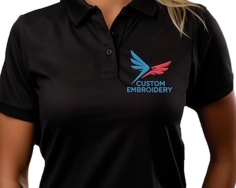 Custom Embroidered Polo Shirt for Men and Women, Personalized & Printed Polo Shirts for Business, Casual Wear, Sports Teams, Work Uniforms