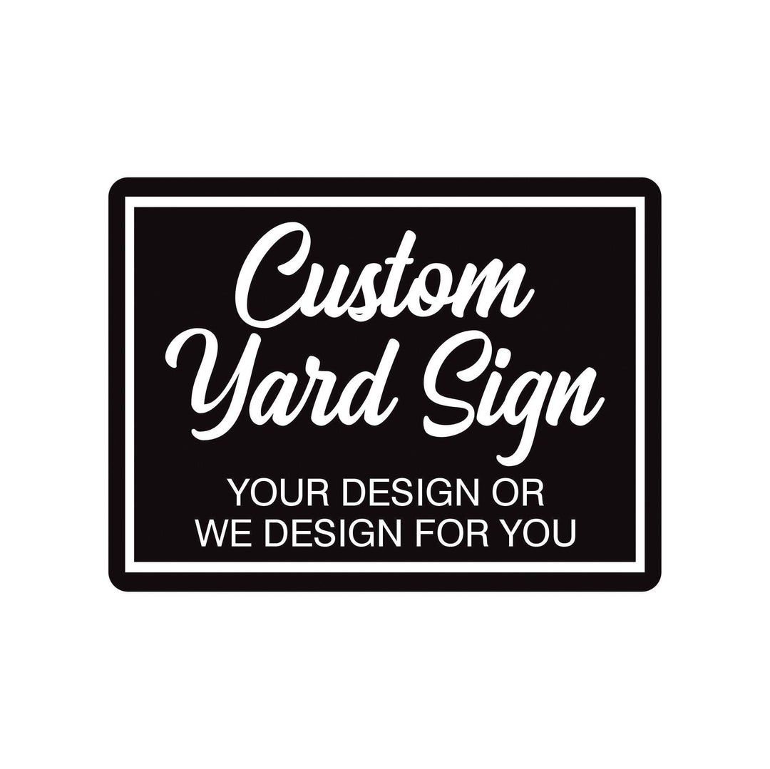 Custom PVC Sign - Personalized Plastic Signage, Outdoor Business ...