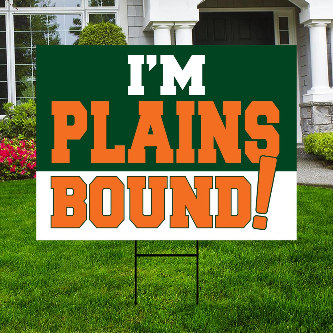 Personalized College Bound Yard Sign, Senior Graduation College Bound ...