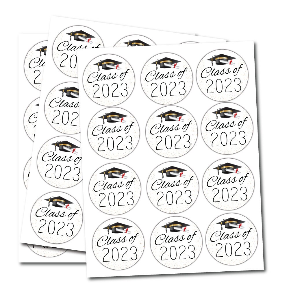 Personalized Graduation 2023 Stickers Custom Class of 2023 Etsy