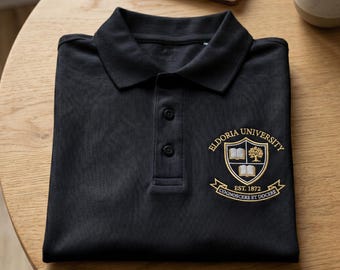 Custom Embroidered Polo Shirt, Personalized Logo Polo, Business Uniform Shirt, Company Work Polo, Monogram Golf Shirt, Team Apparel Gift
