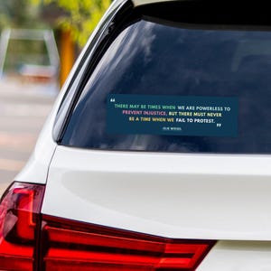 Resistance Vinyl Sticker, Resist Hate Decal, Women&#39;s Rights, Anti-Trump, Resist Racism Sticker, Resist Fascism Car Bumper Sticker, 10&quot; x 3&quot;