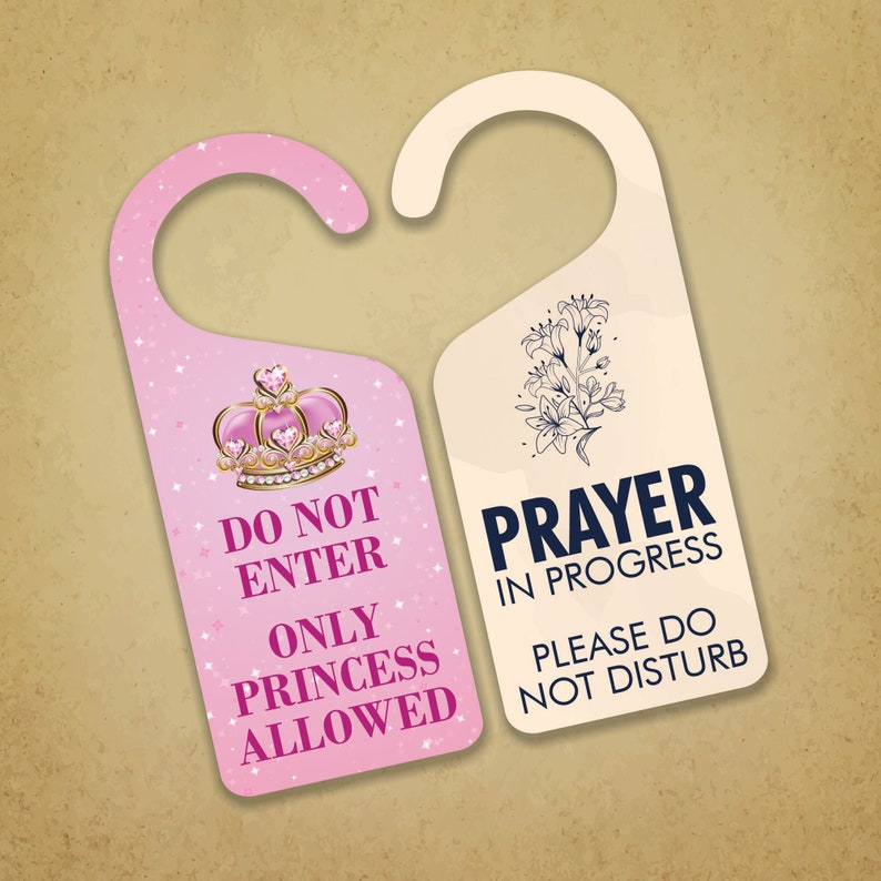 Colgador de puerta personalizado, letrero de perilla de puerta personalizado, letrero de perilla de puerta de PVC, no molestar, en sesión, en una reunión, por favor llame imagen 7