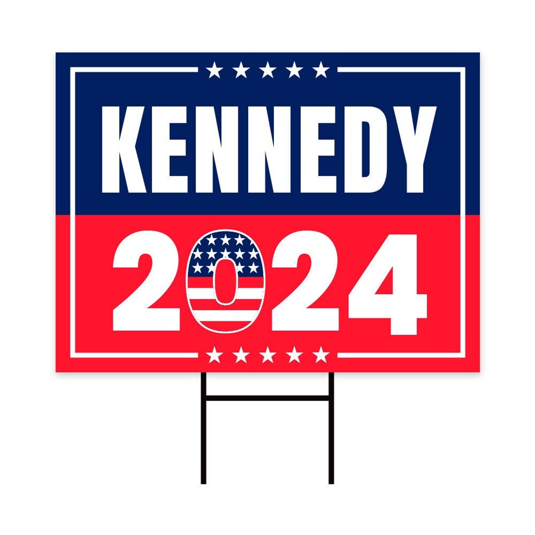 Kennedy 2024 Yard Sign Coroplast Robert F. Kennedy Jr. for President ...